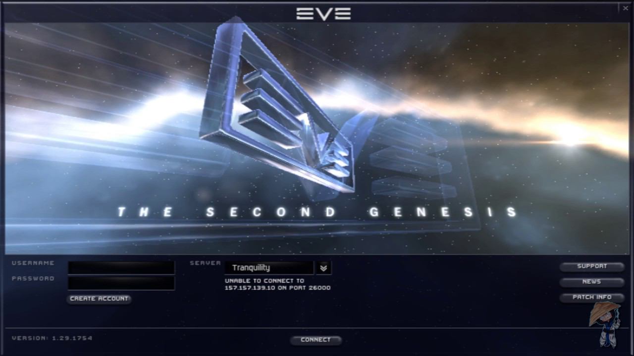 EVE Online Castor login screen смотреть онлайн