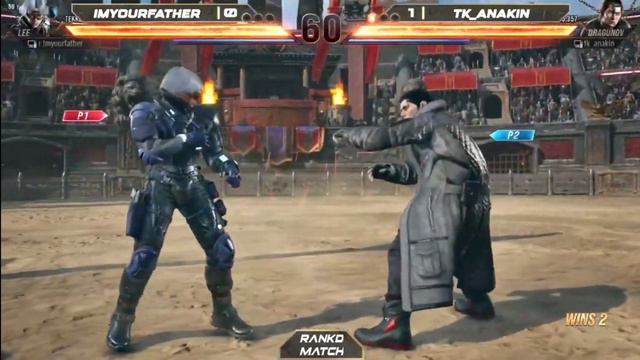 Tekken 8 ▰ imyourfather (Lee Chaolan) Vs tk_anakin (Sergei Dragunov) ▰ Ranked Matches смотреть онлайн