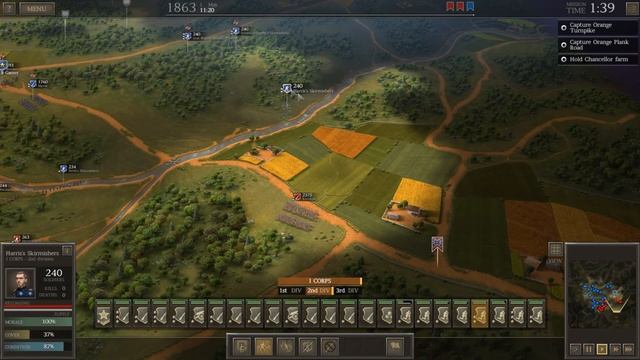 The Battle of Chancellorsville – Opening Salvos – Ultimate General: Civil War – Union Part 36 смотреть онлайн