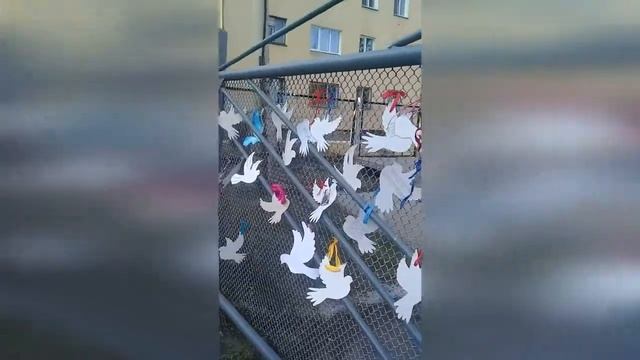 Голуби мира - голуби Победы, акция в детском саду смотреть онлайн