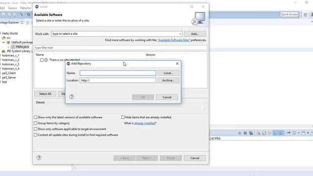 Java Programming Tutorial (002), How to add Swing, Window Builder to Eclipse смотреть онлайн