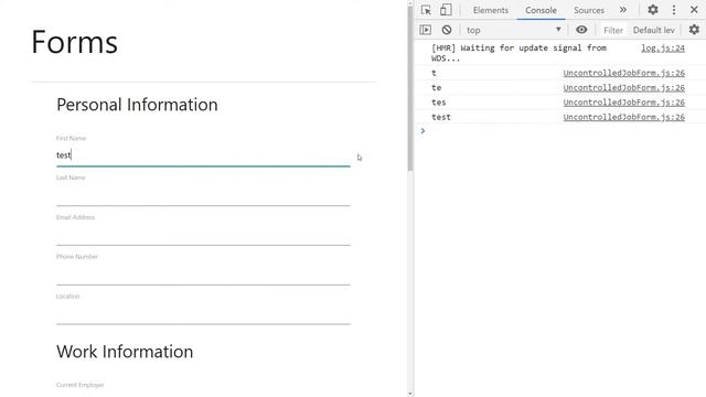 How to create dynamic forms with uncontrolled components - React Forms - Part 2 смотреть онлайн