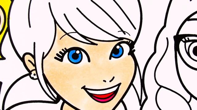 Miraculous Ladybug Coloring Pages | How To Draw And Color Ladybug Coloring Book Marinette Alya Chlo