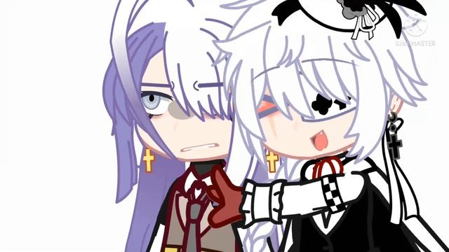 I beat that boy with a bat, smack! // gacha club x bsd // Kinemaster tweening test смотреть онлайн