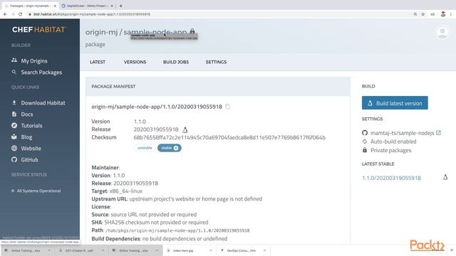 25 Run and Upgrade Application with Chef Habitat Supervisor смотреть онлайн
