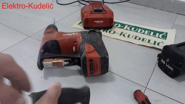 HILTI TE 6A Ni Cd 36v to LI ion battery B36 смотреть онлайн