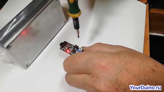 Настройка модуля дальномера KY-032 смотреть онлайн
