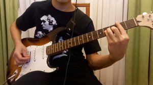 Закрой за мной дверь я ухожу- кавер на электрогитаре + мой вокал(попытка)