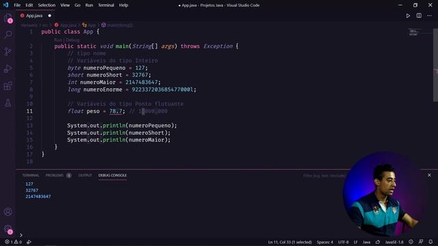 Variáveis e Tipos de Dados - Curso Java Estruturado Aula 04 смотреть онлайн