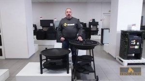 Костровая чаша Везувий Fantastic 700 и чугунный гриль Fantastic Grill 700 с адаптером №4