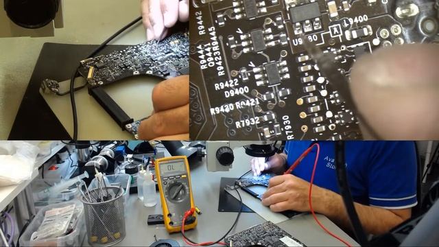 MacBook Pro 17 2009 820 2610 No Power Scheda Logica Con Corto Logic Board Repair PART 1