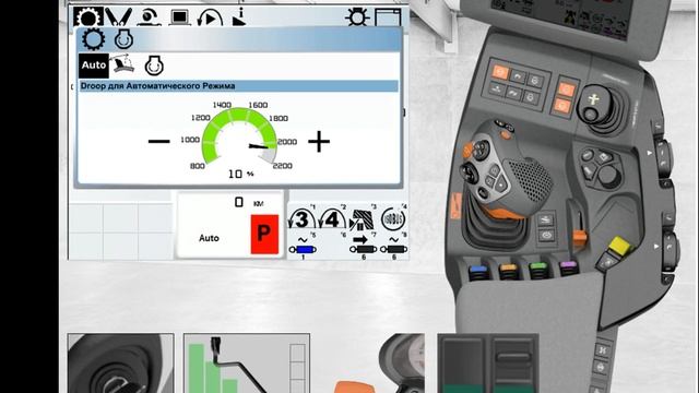 Настройка современного трактора в поле. Часть 1-загрузка двигателя смотреть онлайн