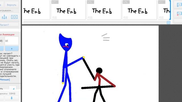 Haggy Waggy VS Black Stickman (Stick Nodes) смотреть онлайн