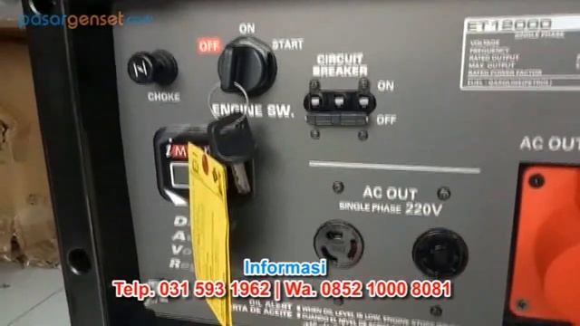 HONDA ET 12000 SPESIFIKASI, GENSET MURAH, GENSET HONDA. CP :  0852 1000 8081 (WA)