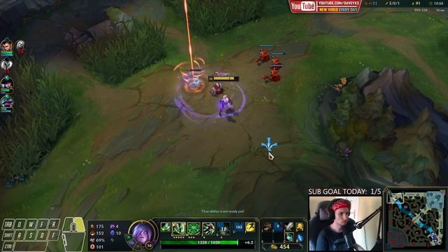 RIVEN IS ABSOLUTELY UNSTOPPABLE WITH GRUDGE (TRY THIS) - League of Legends (Ep40) смотреть онлайн