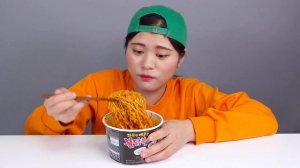 Огненная острая лапша Мукбанг ДОНА DONA