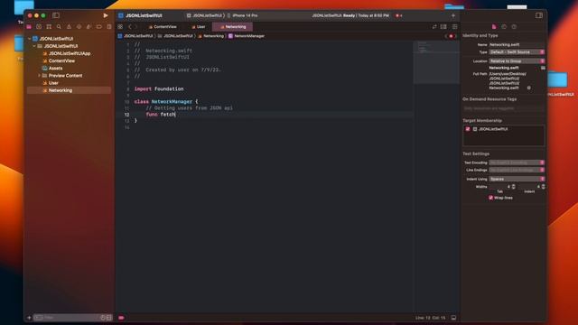 Проект iOS | Кодим вместе | Учимся делать api call и работать с форматом JSON смотреть онлайн