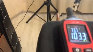 Behringer DR115DSP замер звукового давления