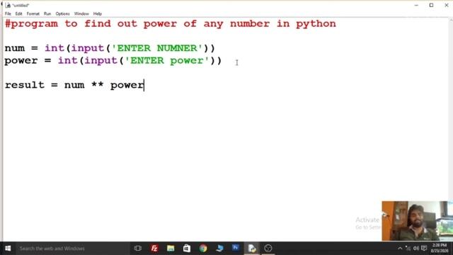 PYTHON PROGRAM TO FIND SQUARE, CUBE | FIND ANY POWER OF A NUMBER |Class 11 12 PYTHON CBSE смотреть онлайн