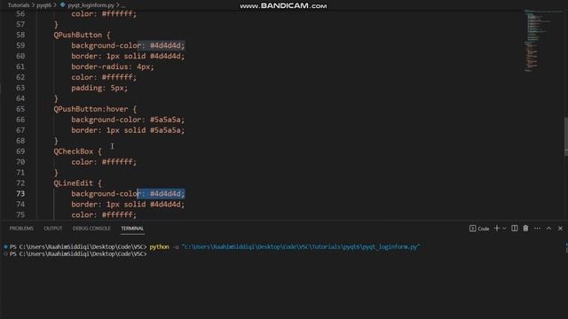 PyQt6 Dark Theme using CSS Stylesheets смотреть онлайн