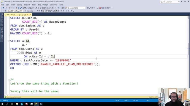 17 SQL Server Performance Tasting Menu MSTVFU смотреть онлайн