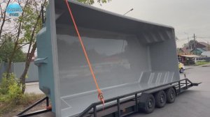 Композитный бассейн "Кан" 7,25 х 3,0м; цвет 3D "Мореон" серый гранит