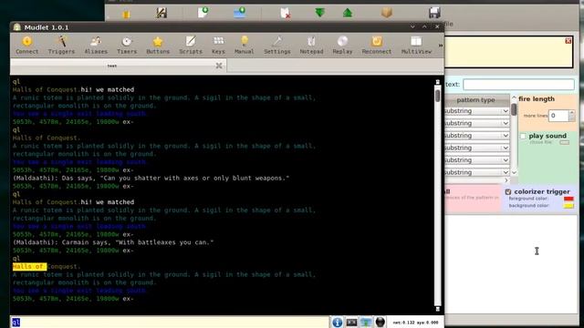 Simple triggers in Mudlet 1/1 смотреть онлайн