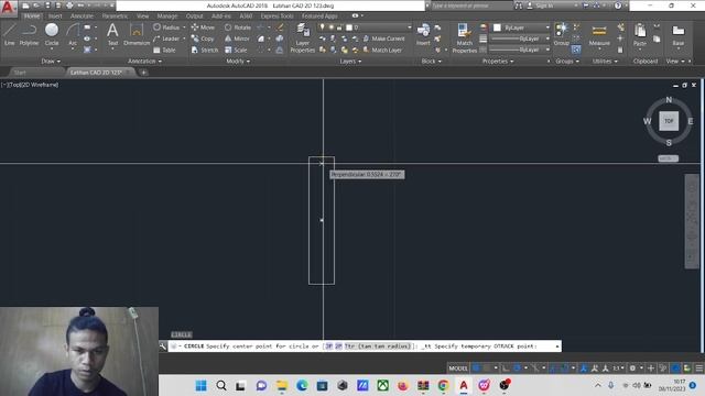 LATIHAN (A) AUTOCAD 2D смотреть онлайн