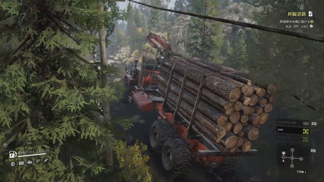 Kenworth 963 (logging truck) | SnowRunner PS5 смотреть онлайн