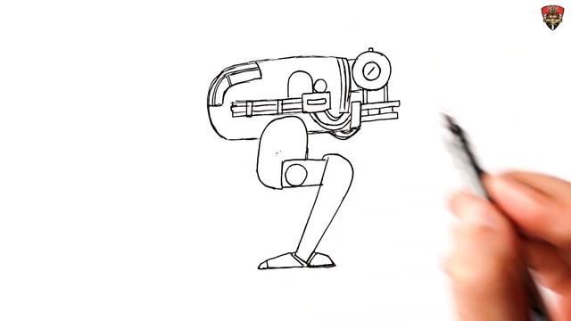 How to draw a Military Robot смотреть онлайн