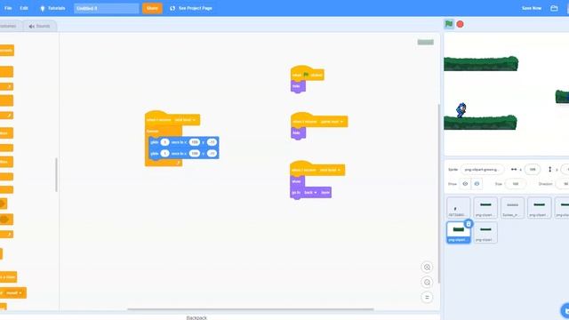 Make a moving platform for your platformer game in scratch смотреть онлайн