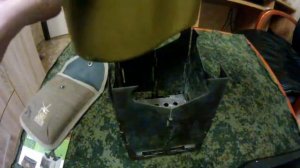 Складная печь щепочница от Экпедиции