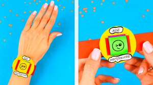 Игровые часы из бумаги – Часы Настроения DIY Бумажные оригами часы