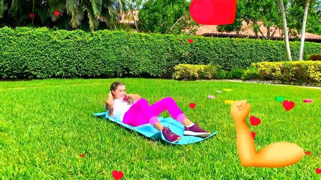 Настя и Друзья - Активные Игры и челленджи с детьми на свежем воздухе смотреть онлайн