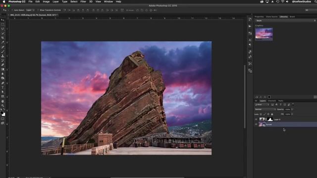Уроки фотошопа: Как БЫСТРО заменить небо в фотошоп? смотреть онлайн