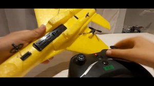 распаковка радиоуправляемого самолёта SU-35  мини обзор без полёта