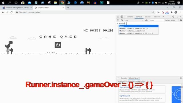 How to Hacked Google Chrome Dino Game || Unlimited Score смотреть онлайн