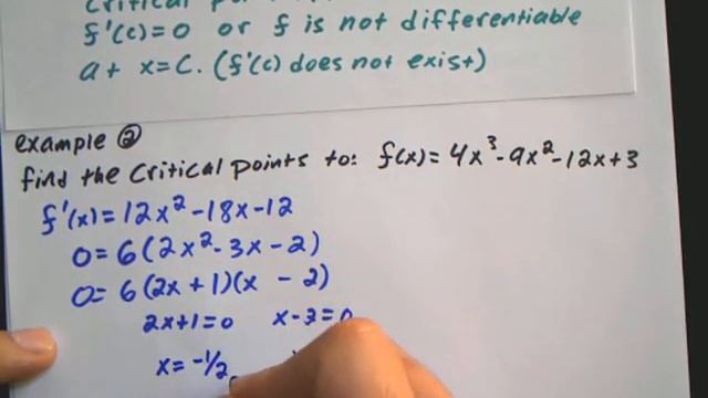 Section 3.1 Critical Points смотреть онлайн