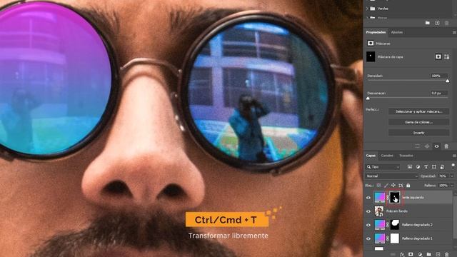 Photoshop degradado: Cómo hacer degradados con Photoshop de forma NO DESTRUCTIVA смотреть онлайн