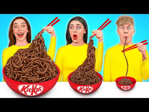 Большая, Средняя или Маленькая тарелка Челлендж _ Смешные моменты от TeenDO Challenge