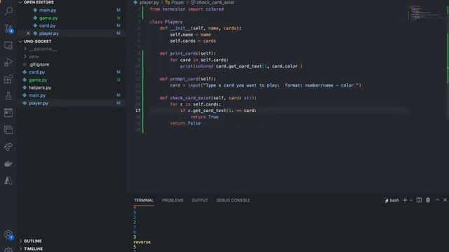 Python Project - Multiplayer UNO Game Using Socket (Part 2 - Game Setup) смотреть онлайн