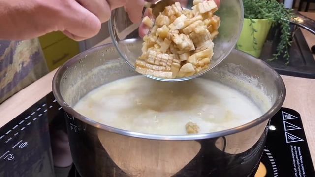 Овсяная каша с тыквой и бананом | Вкусный завтрак. смотреть онлайн