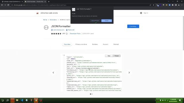 ?JSON Formatter in Google Chrome смотреть онлайн