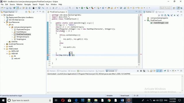 Find the character count in a string || How many times a character is repeated in a string смотреть онлайн