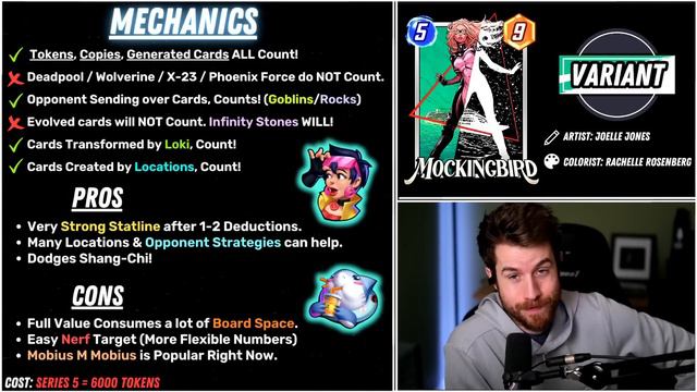 MOCKINGBIRD 🕊️🛡️ Details & Mechanics! | Snap or Pass | Marvel Snap смотреть онлайн