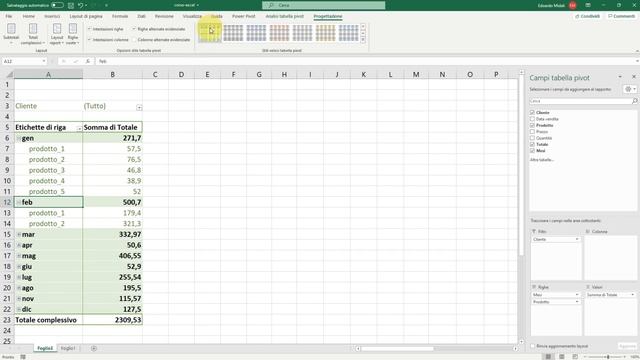 Tabelle Pivot - EXCEL TUTORIAL ITALIANO 50 смотреть онлайн