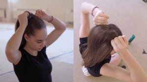 Как Сделать Красивый Пучок для Гимнастки