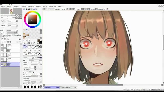 [Paint Tool Sai] Undertale - Chara [Speedpaint] смотреть онлайн