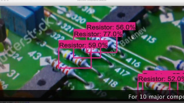 Realtime A.I. Component Detector w/ TensorFlow Object Detection API смотреть онлайн