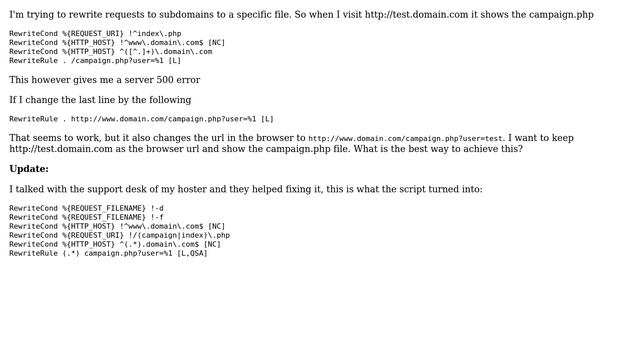 DevOps & SysAdmins: Virtual subdomain with mod-rewrite on Apache смотреть онлайн